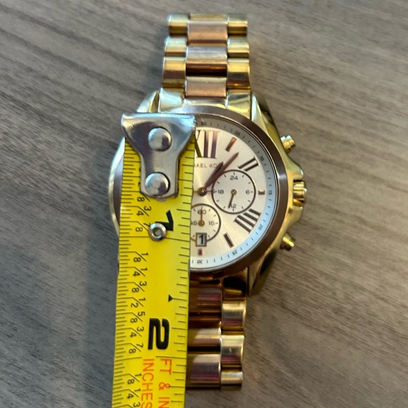 Michael Kors Bradshaw Two Tone oversized chronograph watch - Picture 7 of 8